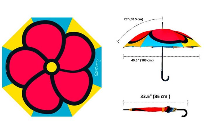 Ed Massey Umbrella Red - Image 2
